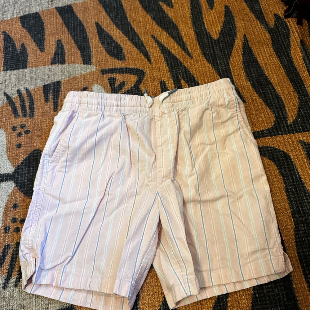 Vineyard Vines Pink Striped Kids Shorts